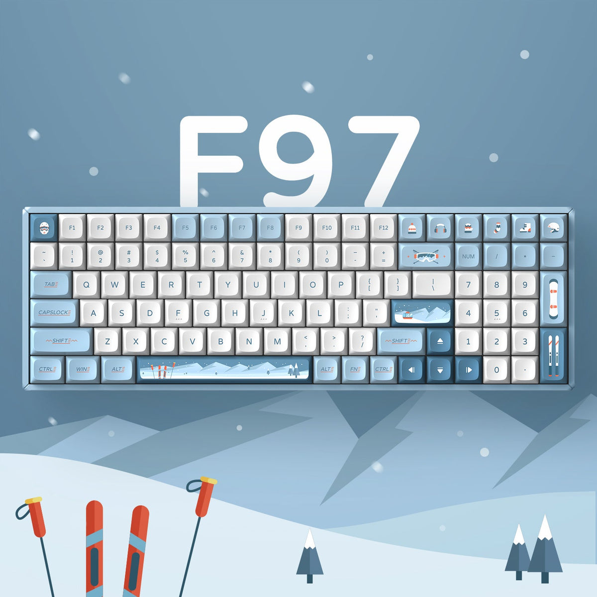 IQUNIX F97 Wintertide Wireless Mechanical Keyboard