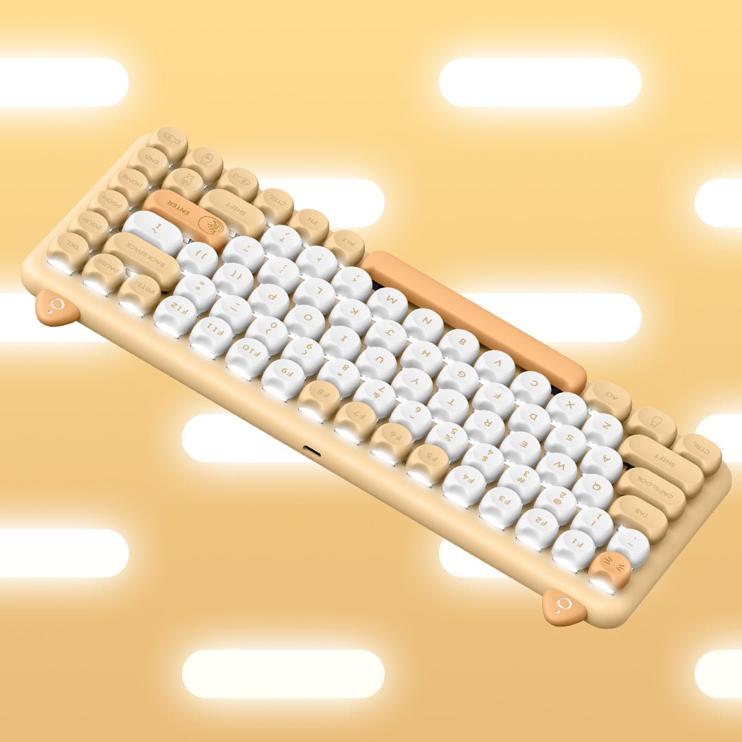 Backlight keyboard Yellow Cat Keyboard M80 keyboard IQUNIX keyboard