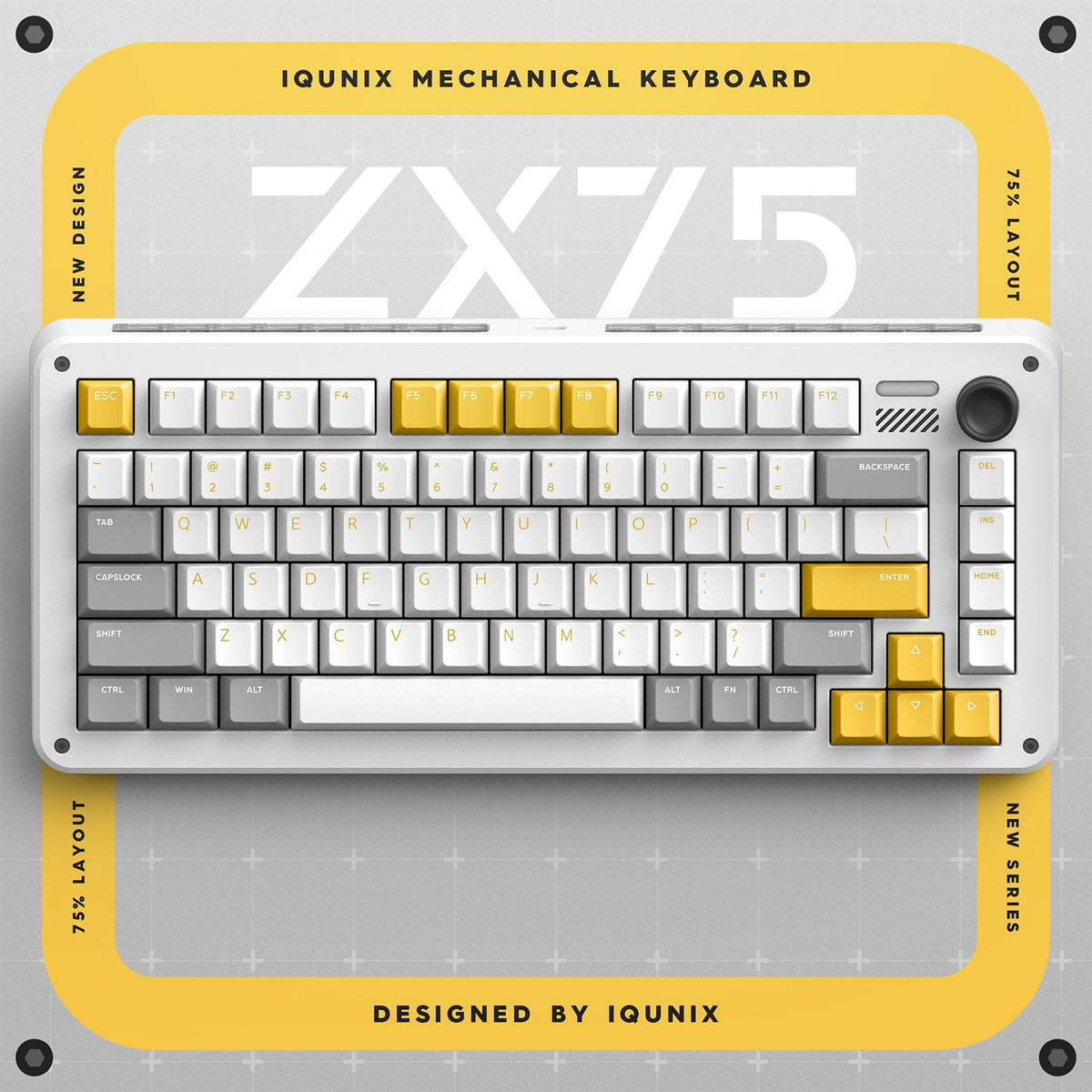 IQUNIX ZX75 Gravity Wave Wireless Mechanical Keyboard