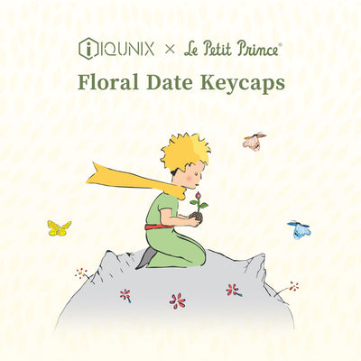 IQUNIX x Little Prince Floral Date Keycaps Set