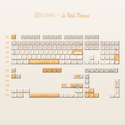 IQUNIX x Little Prince Sunset Ponder Keycaps Set