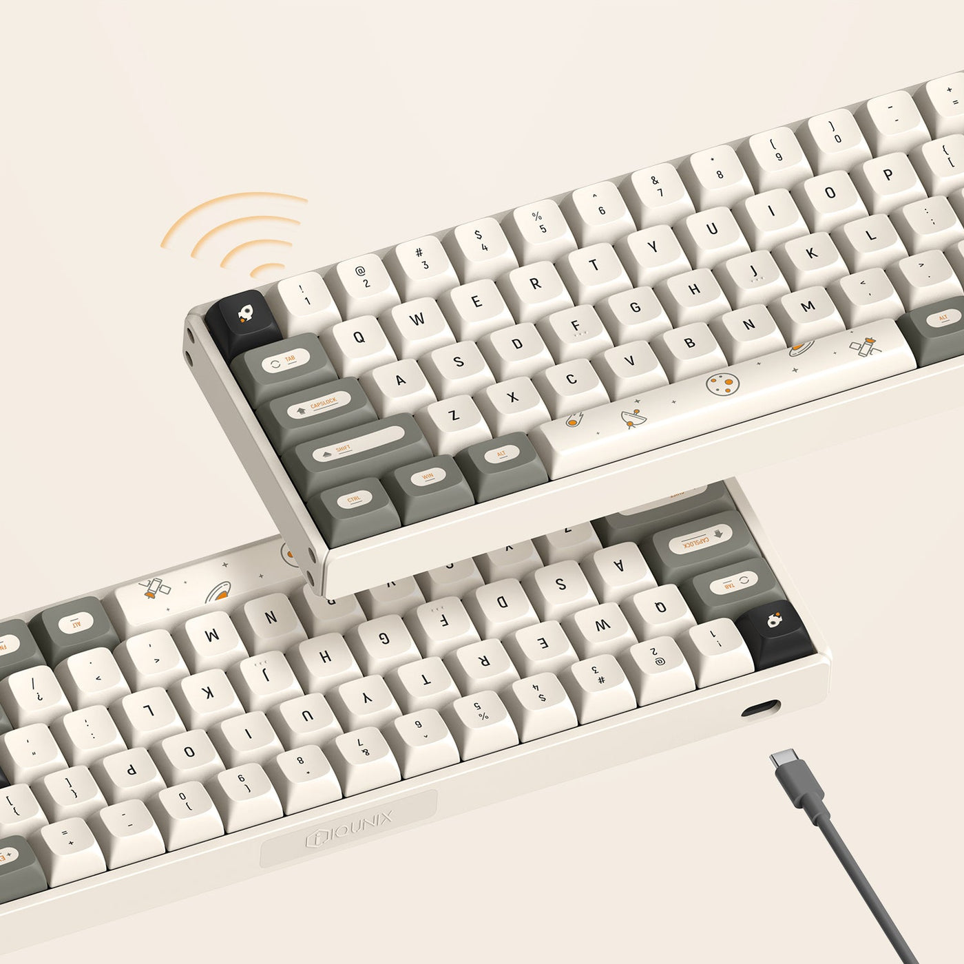 IQUNIX F65 Hitchhiker Wireless Mechanical Keyboard