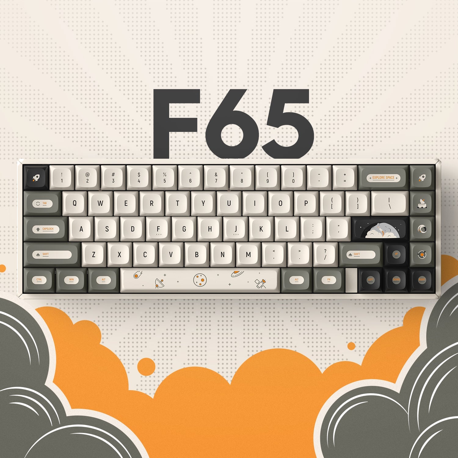 IQUNIX F65 Hitchhiker Wireless Mechanical Keyboard