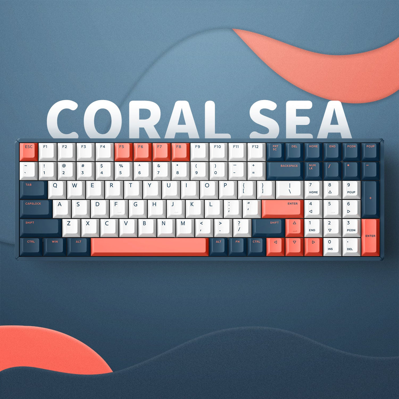 IQUNIX F97 Coral Sea Wireless Mechanical Keyboard