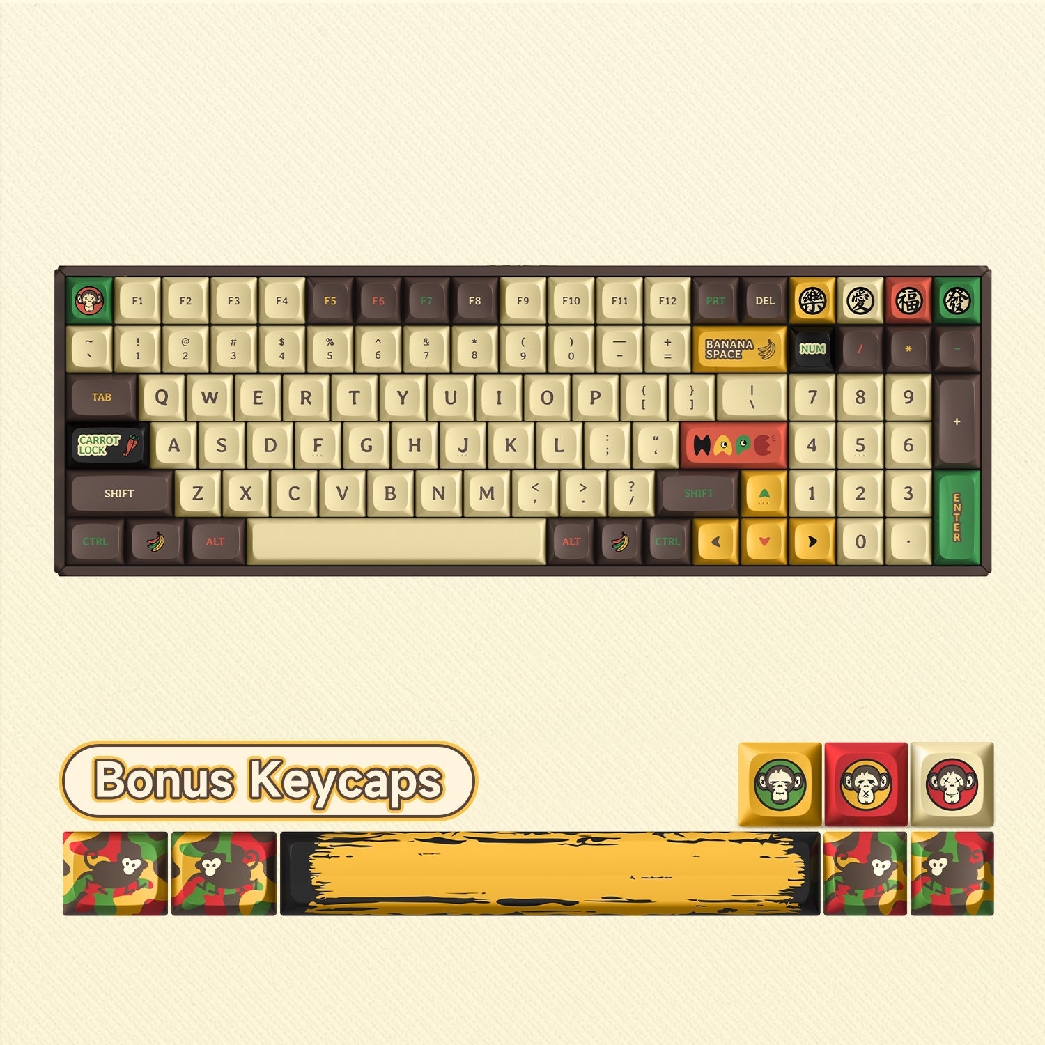 IQUNIX F97 Happy Ape Wireless Mechanical Keyboard