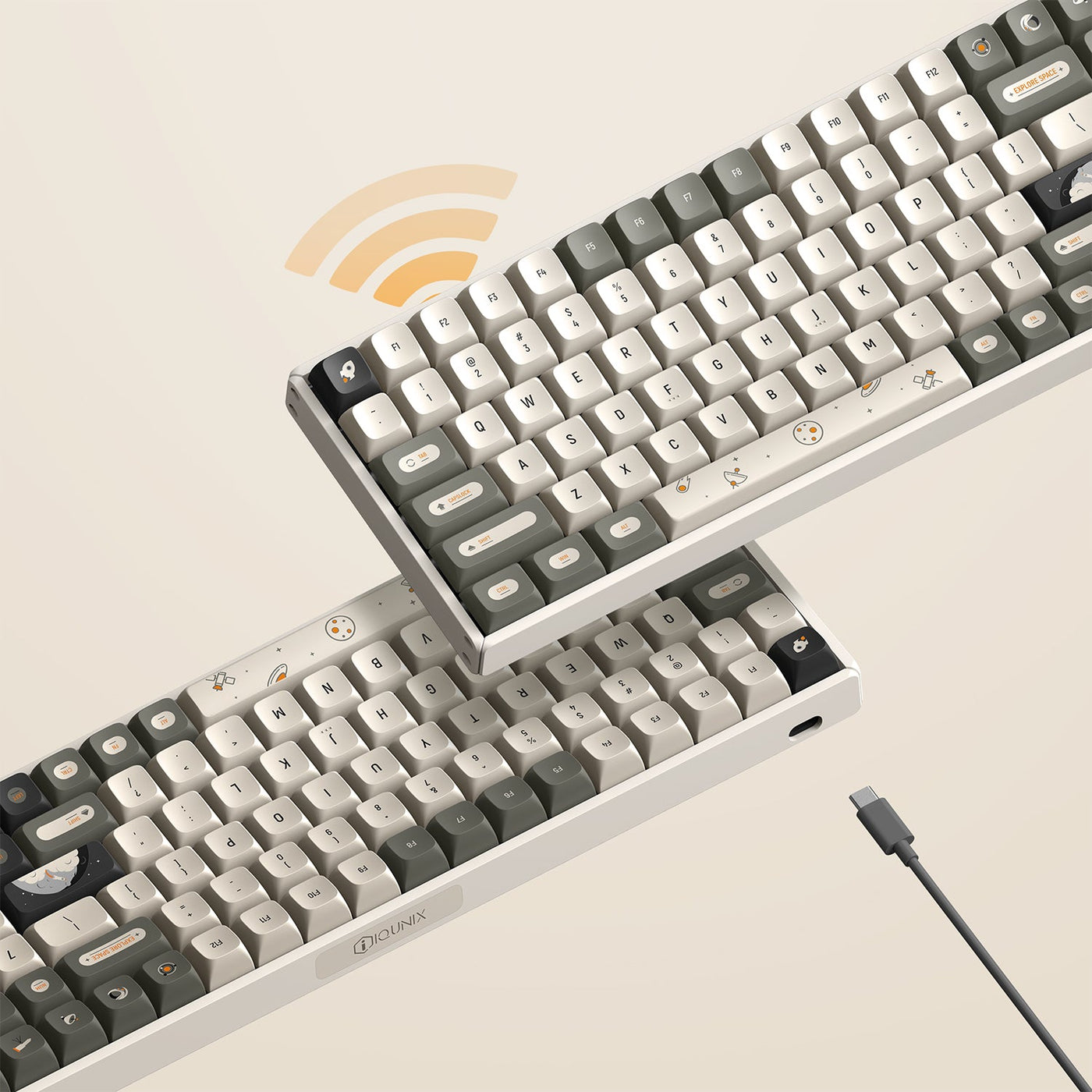 IQUNIX F97 Hitchhiker Wireless Mechanical Keyboard | 96% Keyboards