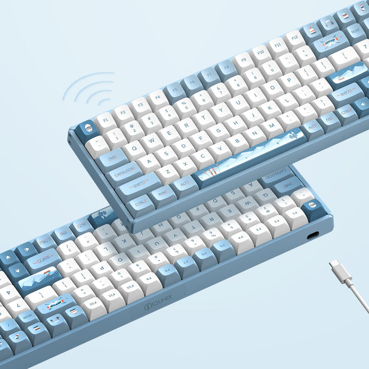 キーボード iQunix F97 KEYBOAD iqunix-f97-dark-side-wireless-