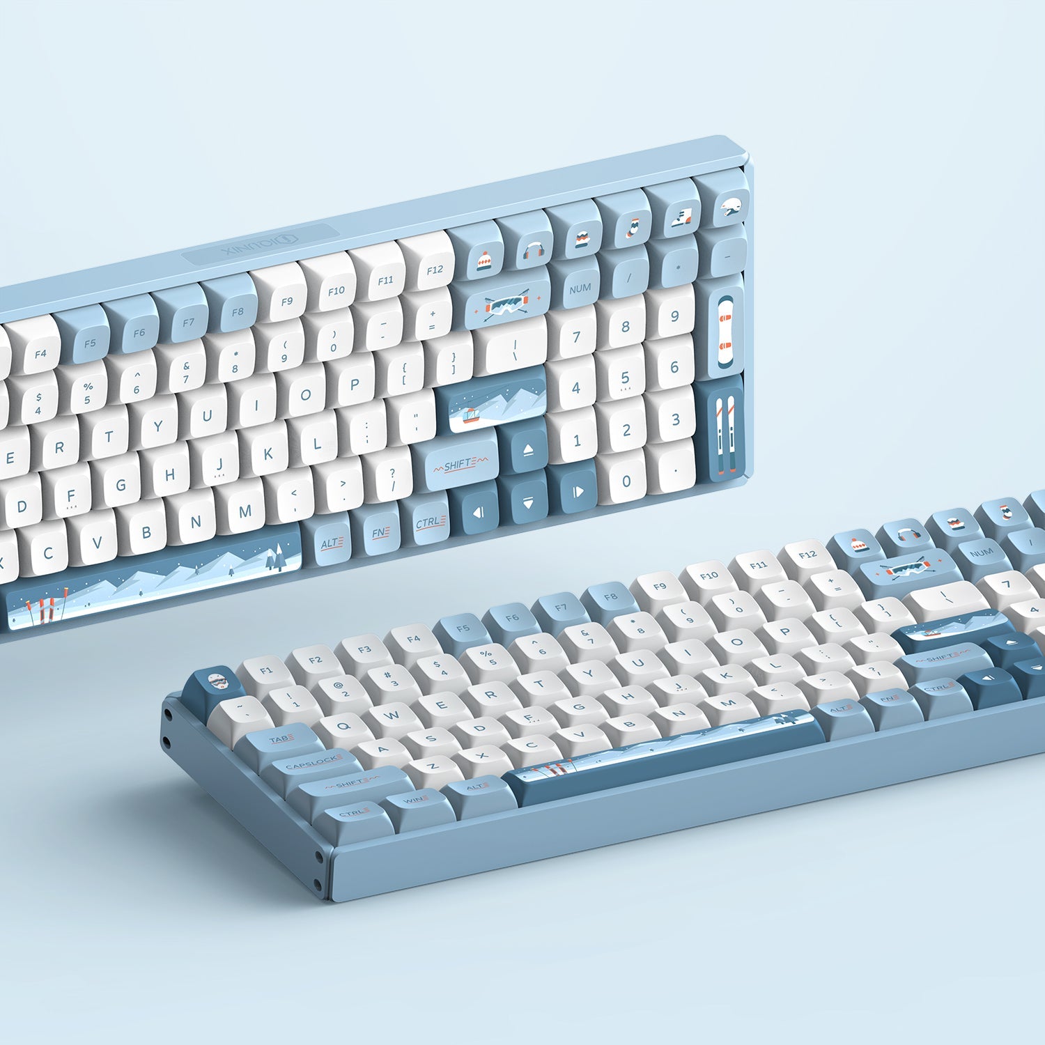 2.4Ghz Bluetooth 5.1  USB cable Wireless Mechanical Keyboard 