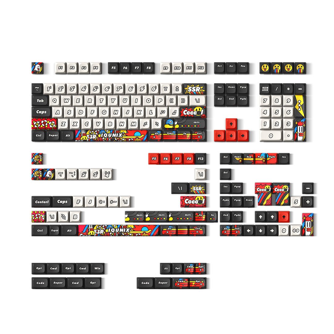 IQUNIX Graffiti Diary PBT Keycap Set