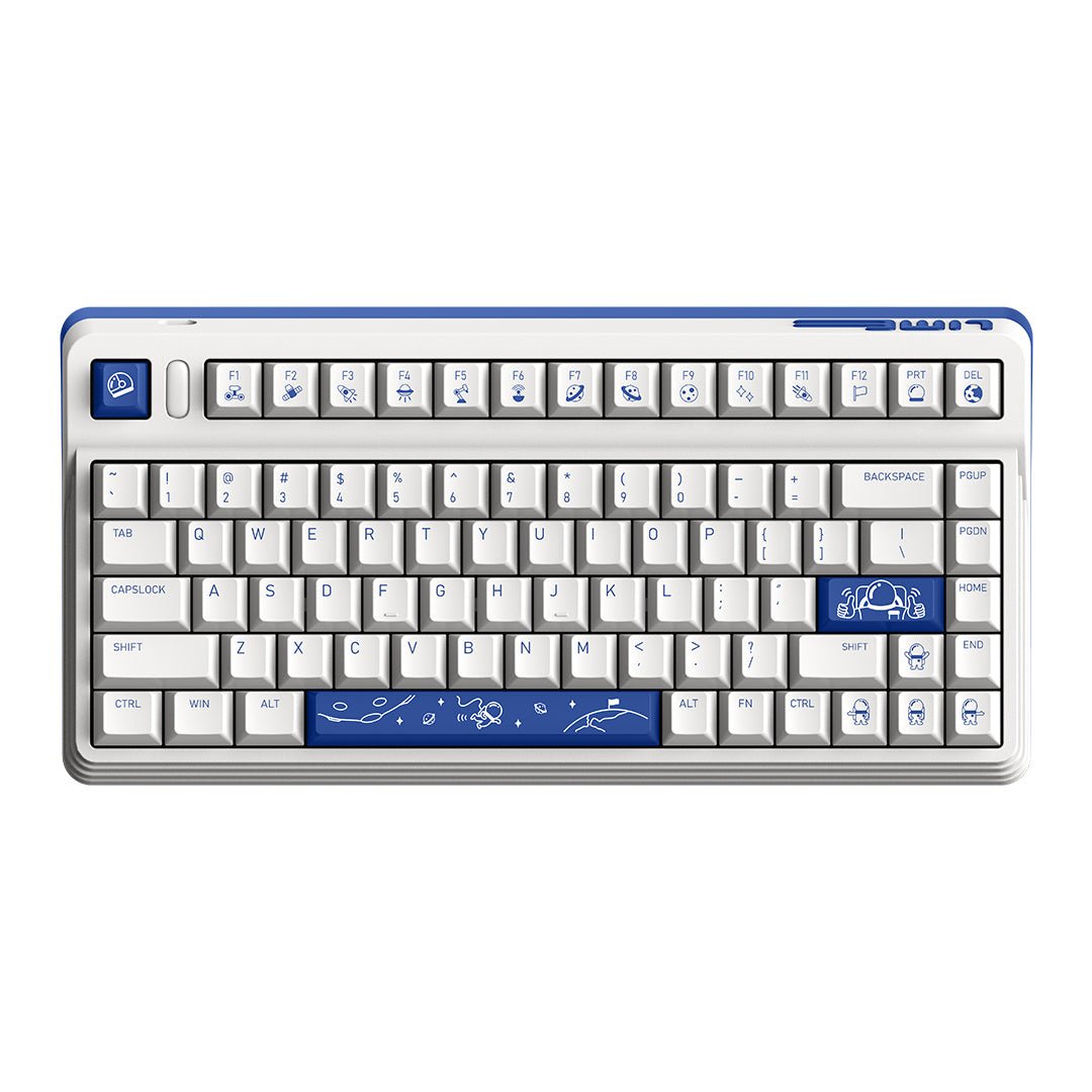 Space Theme L80 Keyboard Hot Swappable Mechanical Keyboard