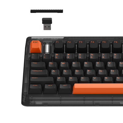IQUNIX OG80 Black Tangerine Wireless Mechanical Keyboard