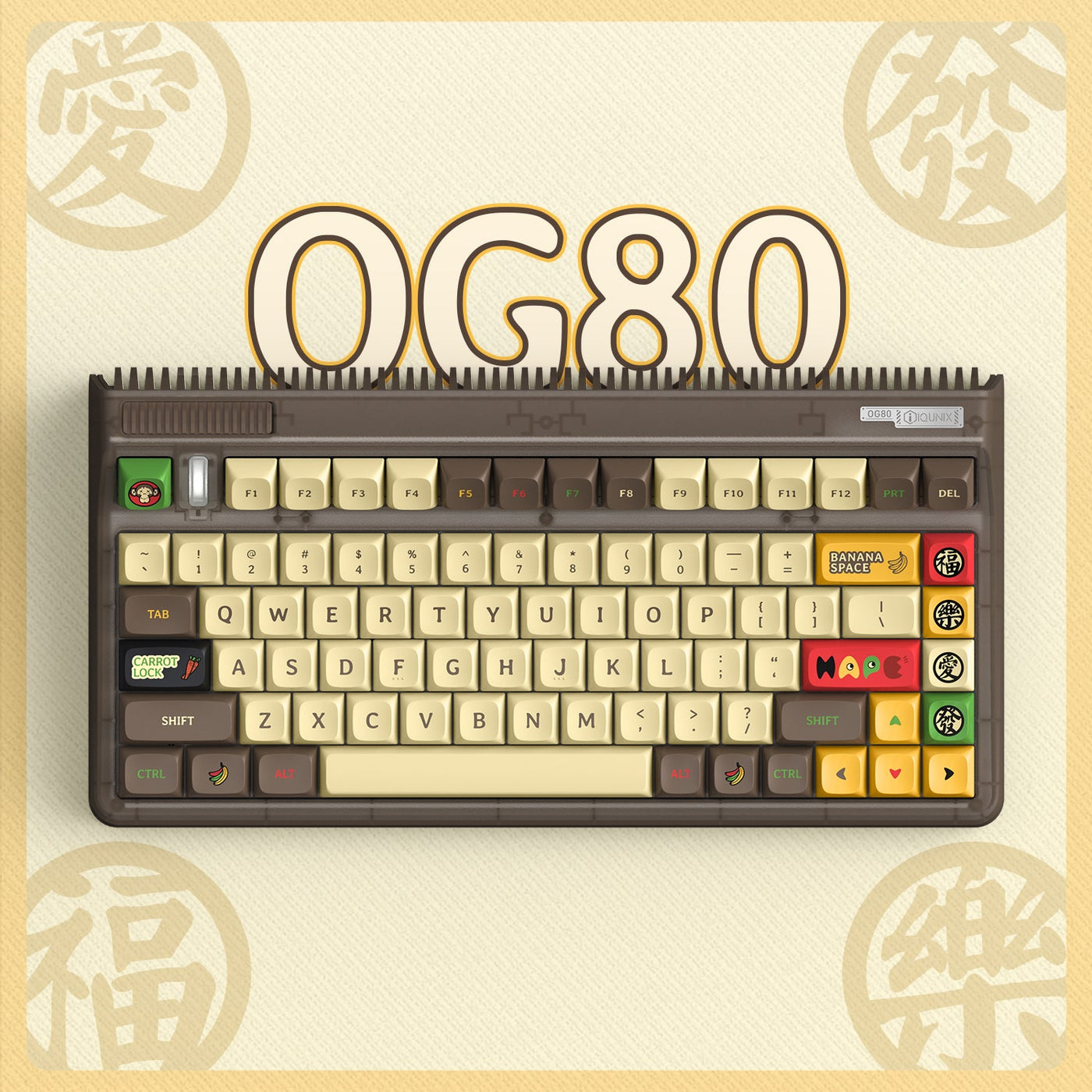 IQUNIX OG80 Happy Ape Wireless Mechanical Keyboard