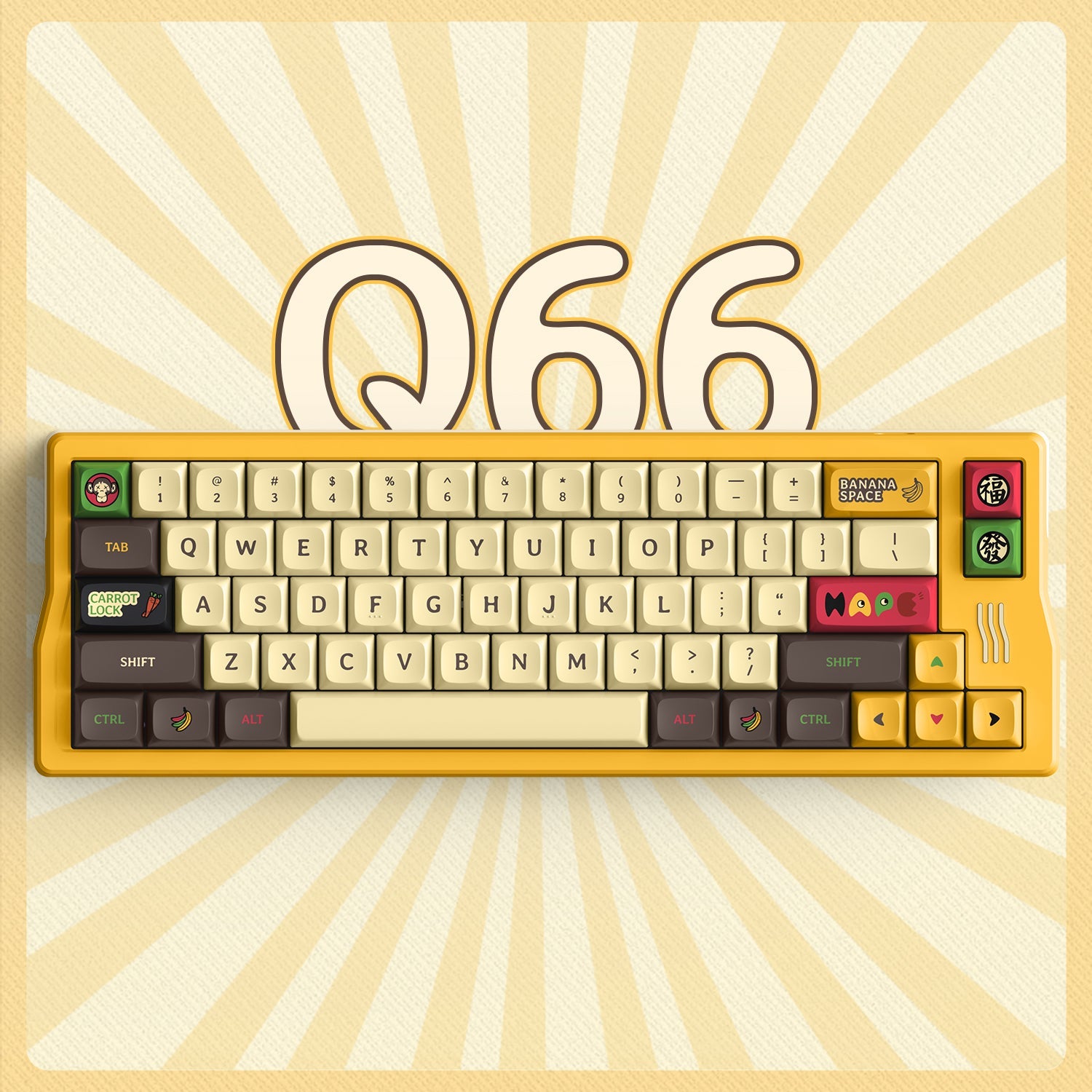 IQUNIX Q66 Happy Ape Wireless Mechanical Keyboard