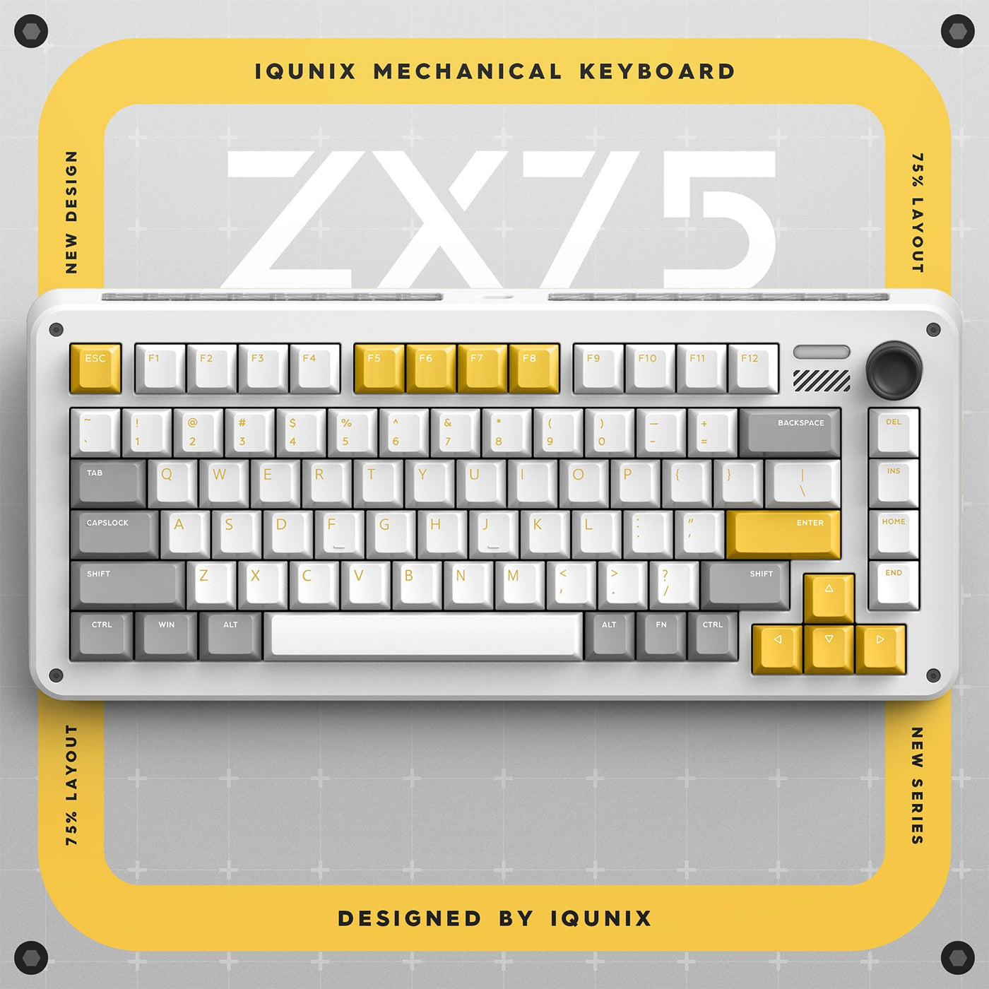 まとめ購入 IQUNIX ZX75 メカニカルキーボード | 茶軸 | www